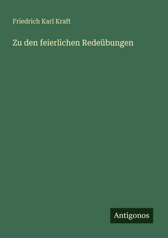 Zu den feierlichen Redeübungen