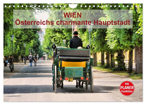 Wien - Österreichs charmante Hauptstadt (Wandkalender 2026 DIN A4 quer), CALVENDO Monatskalender