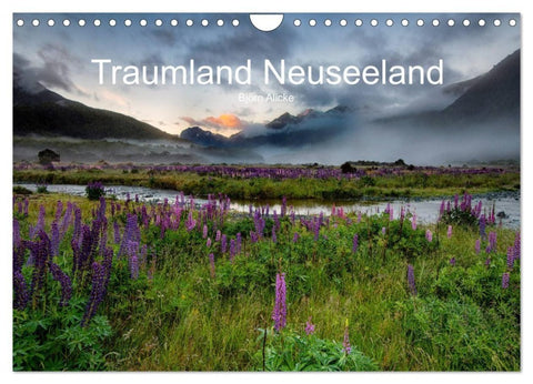 Traumland Neuseeland (Wandkalender 2027 DIN A4 quer), CALVENDO Monatskalender