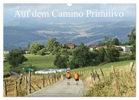 Auf dem Camino Primitivo (Wandkalender 2027 DIN A3 quer), CALVENDO Monatskalender