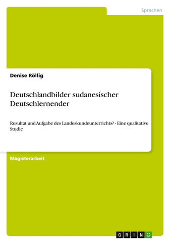 Deutschlandbilder sudanesischer Deutschlernender