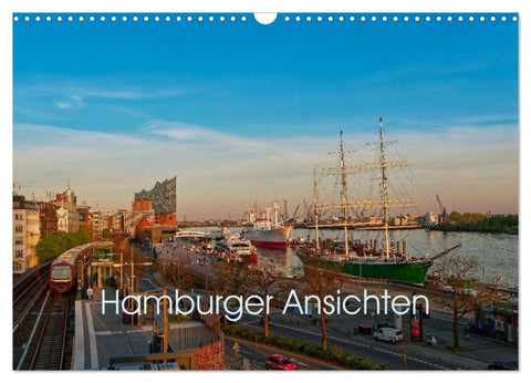 Hamburger Ansichten (Wandkalender 2027 DIN A3 quer), CALVENDO Monatskalender