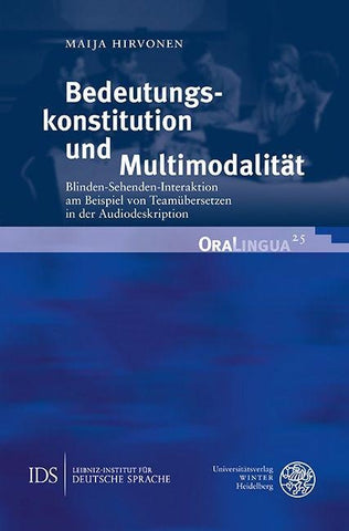 Bedeutungskonstitution und Multimodalität