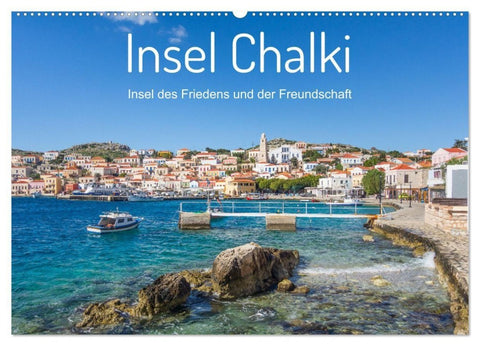 Insel Chalki (Wandkalender 2027 DIN A2 quer), CALVENDO Monatskalender