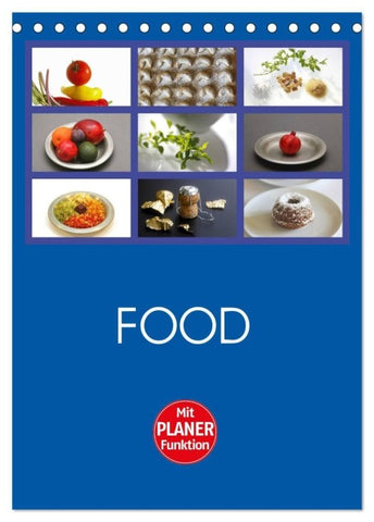 Food (Tischkalender 2027 DIN A5 hoch), CALVENDO Monatskalender