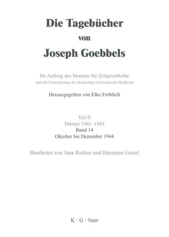 Oktober - Dezember 1944