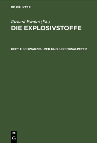 Schwarzpulver und Sprengsalpeter