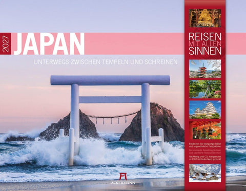 Japan Kalender 2027 | Unterwegs zwischen Tempeln und Schreinen