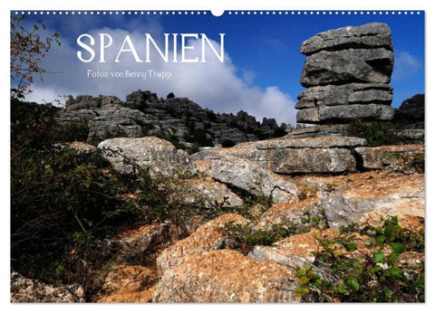 Spanien (Wandkalender 2027 DIN A2 quer), CALVENDO Monatskalender