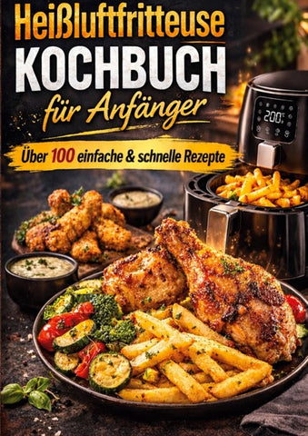 Heißluftfritteuse Kochbuch für Anfänger Über 100 einfache & schnelle Rezepte