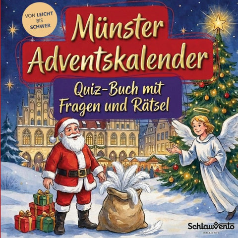 Münster-Adventskalender: Quiz-Buch mit Fragen und Rätsel