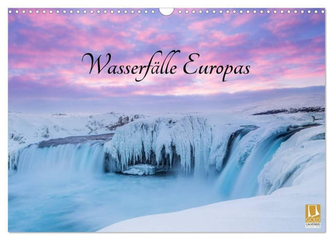 Wasserfälle Europas (Wandkalender 2027 DIN A3 quer), CALVENDO Monatskalender