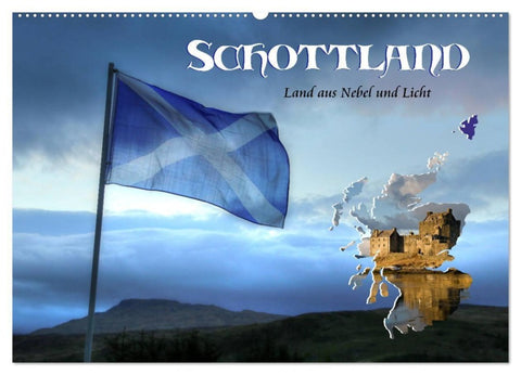 Schottland - Land aus Nebel und Licht (Wandkalender 2027 DIN A2 quer), CALVENDO Monatskalender