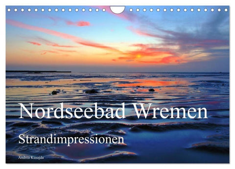 Nordseebad Wremen - Strandimpressionen (Wandkalender 2027 DIN A4 quer), CALVENDO Monatskalender