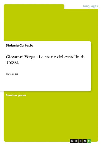 Giovanni Verga - Le storie del castello di Trezza
