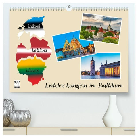 Entdeckungen im Baltikum (hochwertiger Premium Wandkalender 2027 DIN A2 quer), Kunstdruck in Hochglanz