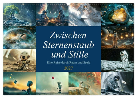Zwischen Sternenstaub und Stille (Wandkalender 2027 DIN A2 quer), CALVENDO Monatskalender