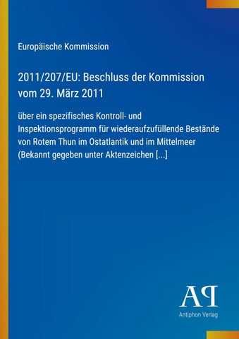 2011/207/EU: Beschluss der Kommission vom 29. März 2011