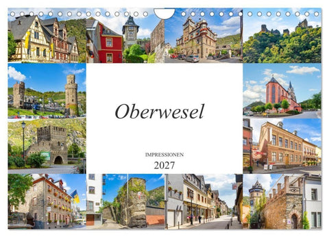 Oberwesel Impressionen (Wandkalender 2027 DIN A4 quer), CALVENDO Monatskalender