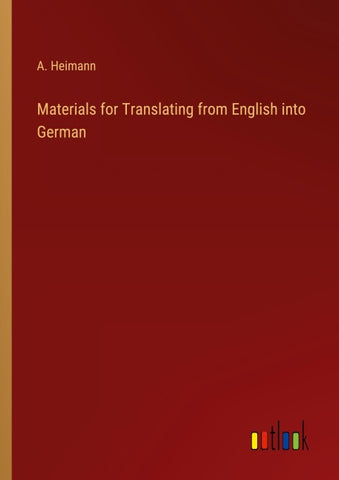 Materials for Translating from English into German