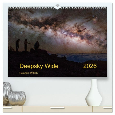 Deepsky Wide (hochwertiger Premium Wandkalender 2026 DIN A2 quer), Kunstdruck in Hochglanz