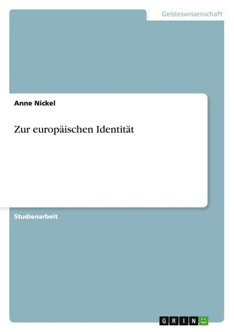 Zur europäischen Identität