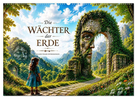 Die Wächter der Erde (Wandkalender 2027 DIN A2 quer), CALVENDO Monatskalender
