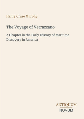 The Voyage of Verrazzano