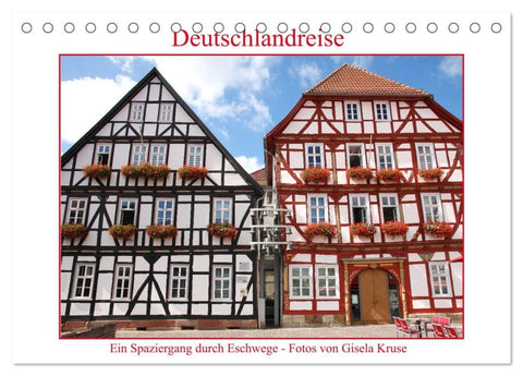 Deutschlandreise - Ein Spaziergang durch Eschwege (Tischkalender 2027 DIN A5 quer), CALVENDO Monatskalender
