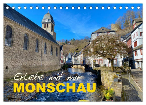 Erlebe mit mir Monschau (Tischkalender 2026 DIN A5 quer), CALVENDO Monatskalender