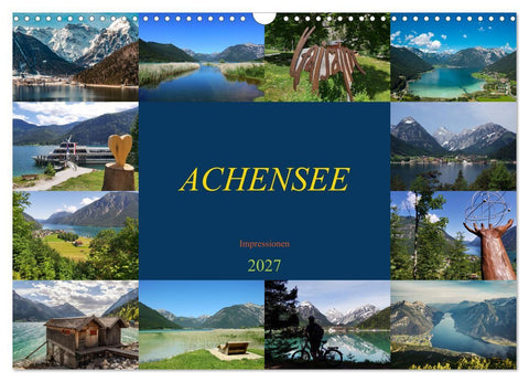 ACHENSEE Impressionen (Wandkalender 2027 DIN A3 quer), CALVENDO Monatskalender