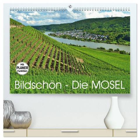 Bildschön - Die Mosel (hochwertiger Premium Wandkalender 2026 DIN A2 quer), Kunstdruck in Hochglanz