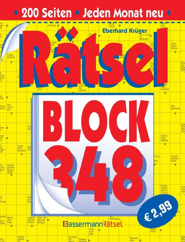 Rätselblock 348 (5 Exemplare à 2,99 €)