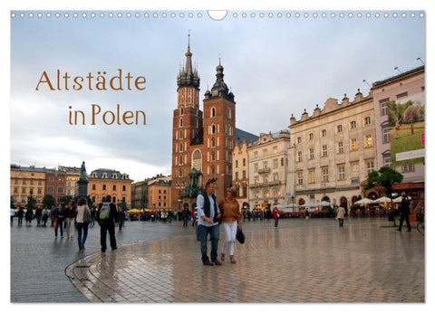 Altstädte in Polen (Wandkalender 2027 DIN A3 quer), CALVENDO Monatskalender