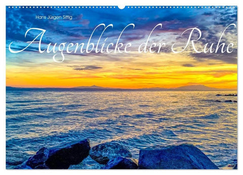 Augenblicke der Ruhe (Wandkalender 2027 DIN A2 quer), CALVENDO Monatskalender