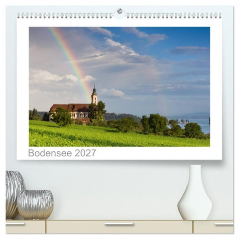 Bodensee 2027 (hochwertiger Premium Wandkalender 2027 DIN A2 quer), Kunstdruck in Hochglanz