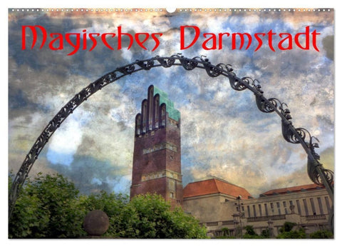Magisches Darmstadt (Wandkalender 2027 DIN A2 quer), CALVENDO Monatskalender