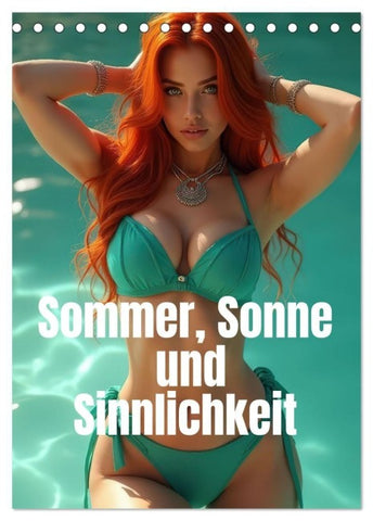 Sommer, Sonne und Sinnlichkeit (Tischkalender 2027 DIN A5 hoch), CALVENDO Monatskalender