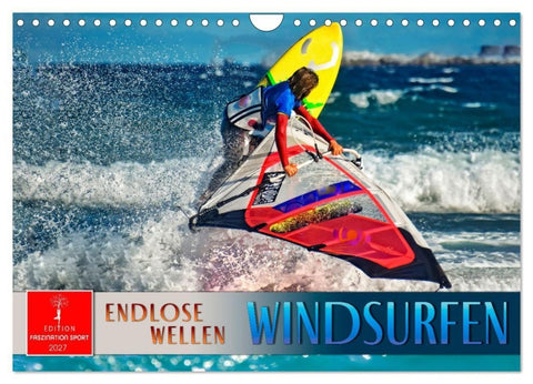 Windsurfen - endlose Wellen (Wandkalender 2027 DIN A4 quer), CALVENDO Monatskalender