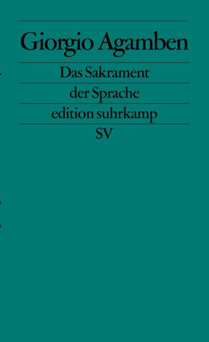 Das Sakrament der Sprache