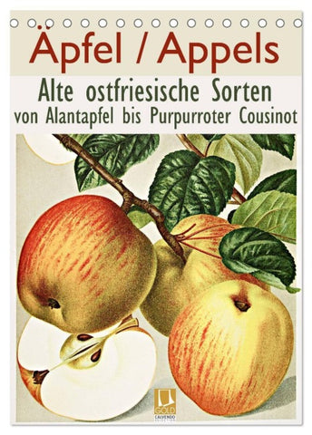 Äpfel/Appels. Alte ostfriesische Sorten (Tischkalender 2027 DIN A5 hoch), CALVENDO Monatskalender
