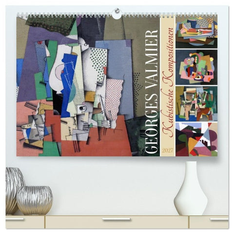 Kubistische Kompositionen (hochwertiger Premium Wandkalender 2027 DIN A2 quer), Kunstdruck in Hochglanz