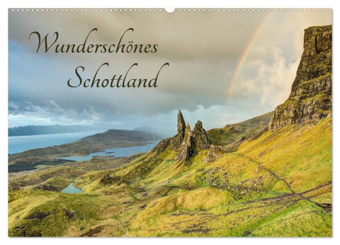 Wunderschönes Schottland (Wandkalender 2026 DIN A2 quer), CALVENDO Monatskalender