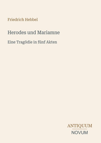 Herodes und Mariamne