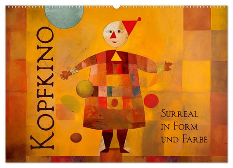 Kopfkino - Surreal in Form und Farbe (Wandkalender 2027 DIN A2 quer), CALVENDO Monatskalender