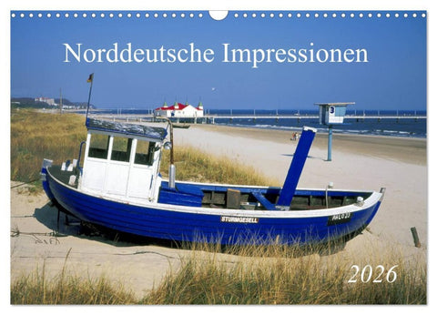 Norddeutsche Impressionen (Wandkalender 2026 DIN A3 quer), CALVENDO Monatskalender
