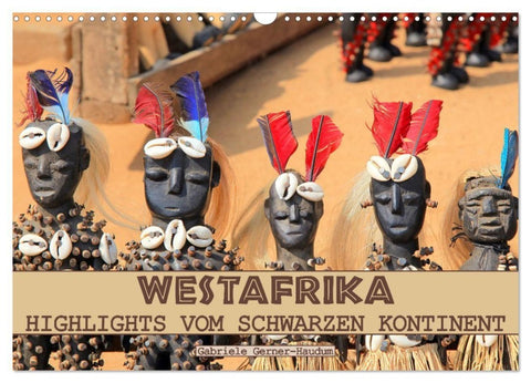 Westafrika, Highlights vom schwarzen Kontinent (Wandkalender 2027 DIN A3 quer), CALVENDO Monatskalender
