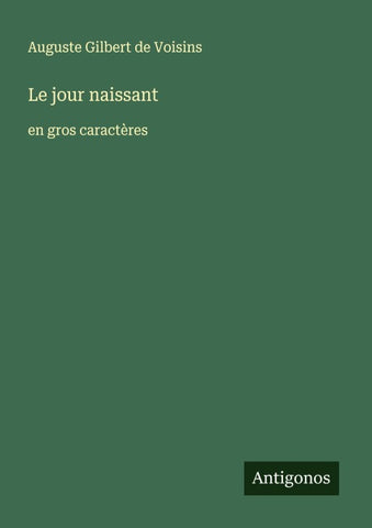 Le jour naissant