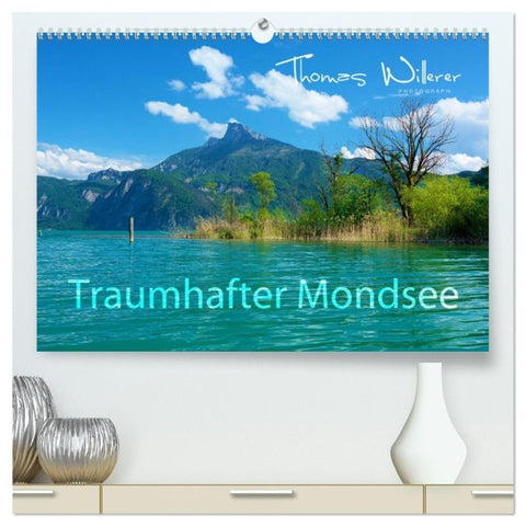 Traumhafter Mondsee (hochwertiger Premium Wandkalender 2027 DIN A2 quer), Kunstdruck in Hochglanz
