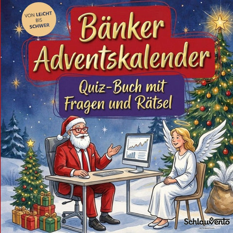 Bänker-Adventskalender: Quiz-Buch mit Fragen und Rätsel